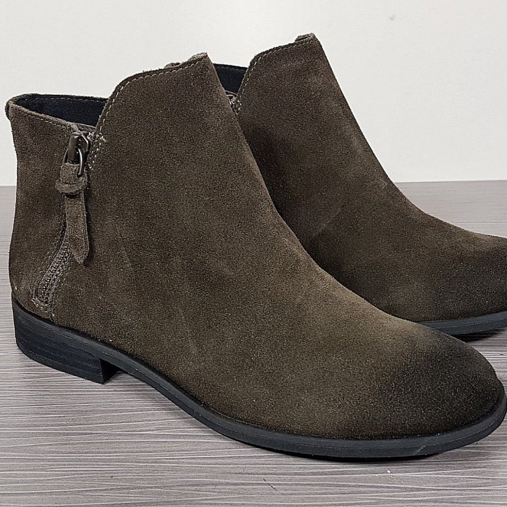 Treasure & Bond 'Voyage' Bootie, Olive Suede, Womens Size 5 M